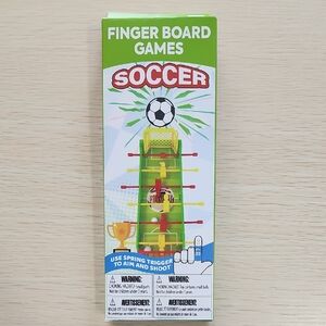 Finger Board Soccer Game - Green and Red